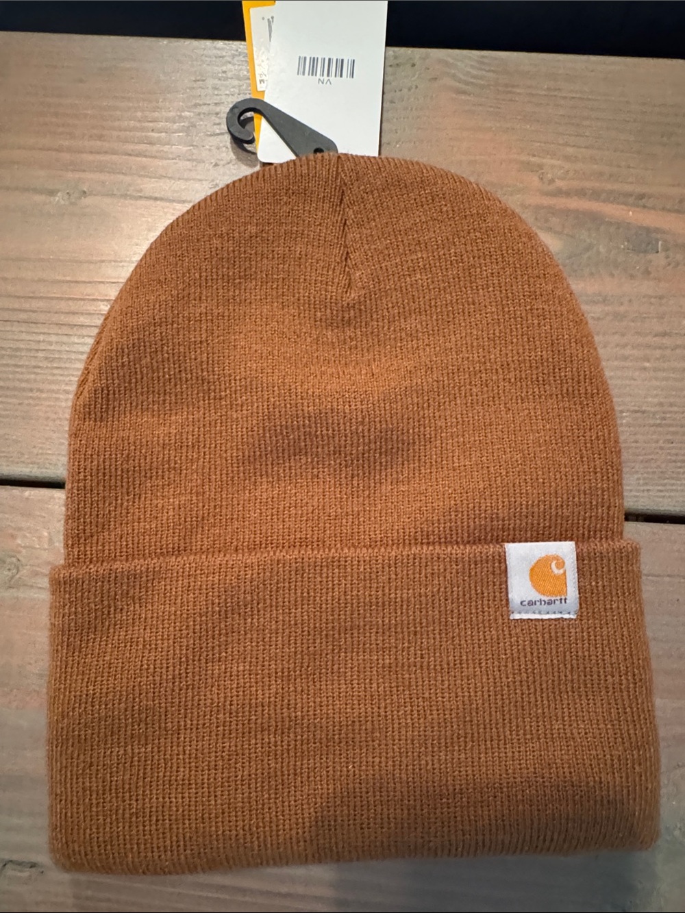 Carhartt Brown Cuffed Knit Beanie